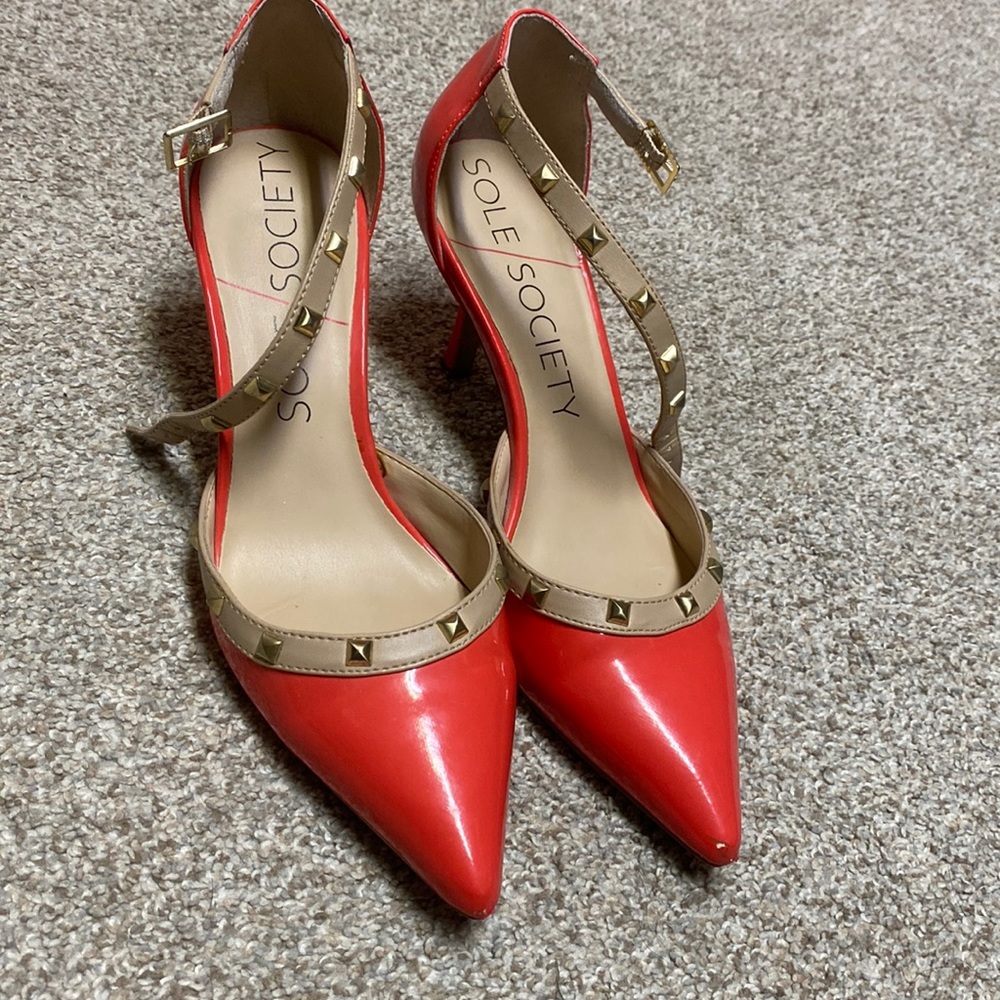 Sole Society Coral Heels